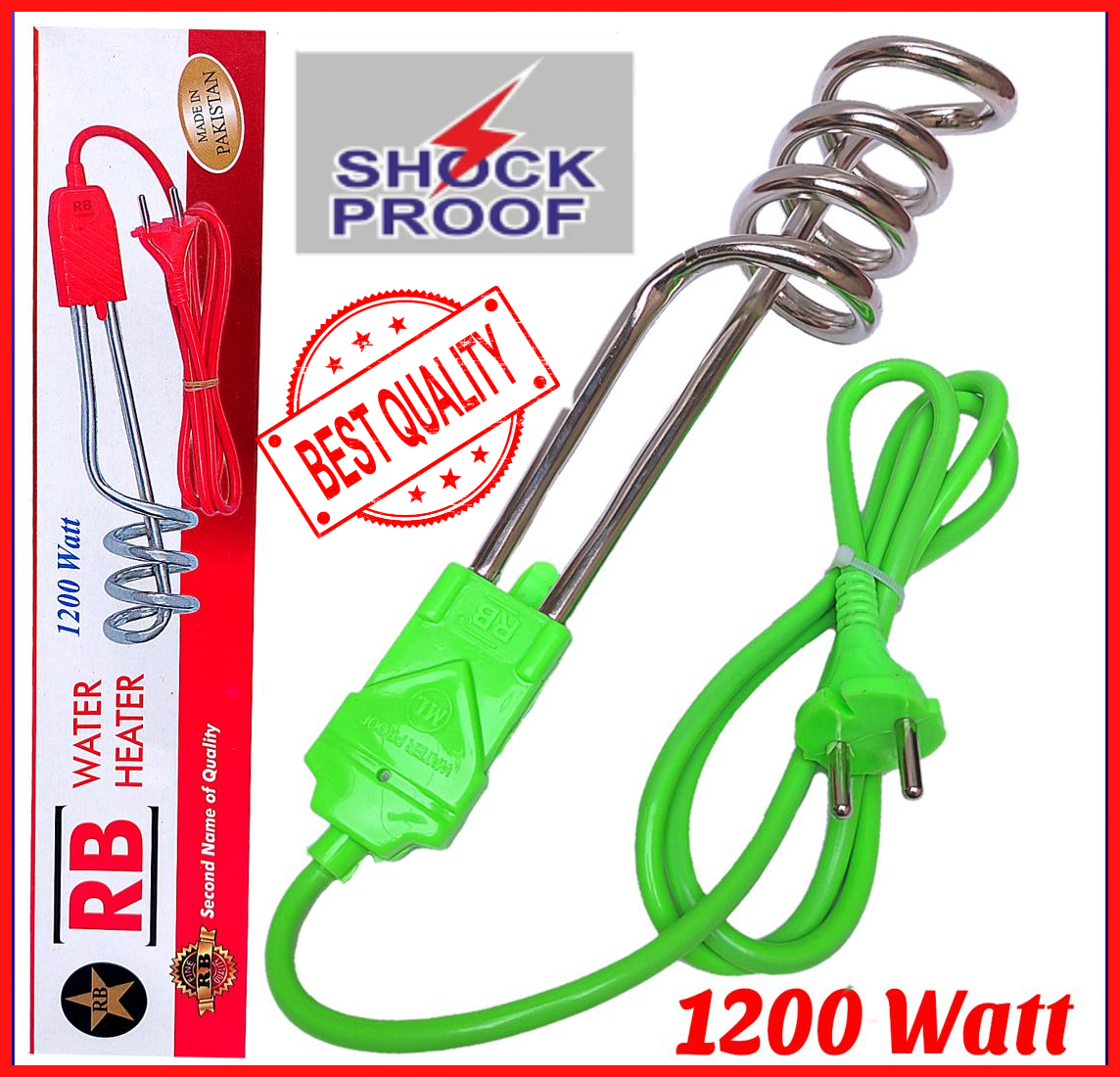 Water Heating Rod 1200W Shock proof